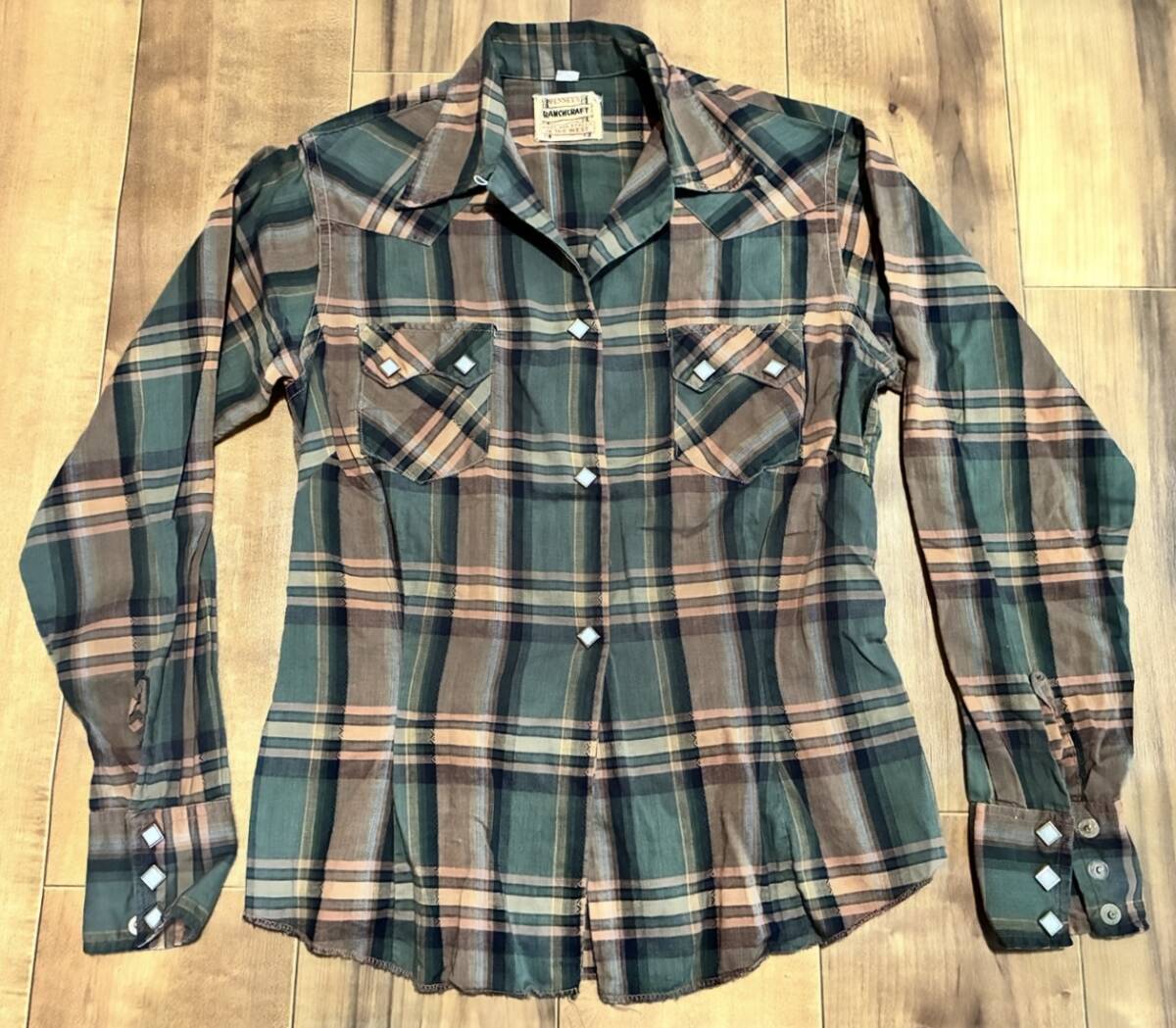 USAヴィンテージPENNEYS RANCHCRAFT ペニーズ ウエスタンシャツ 60s70s拍卖