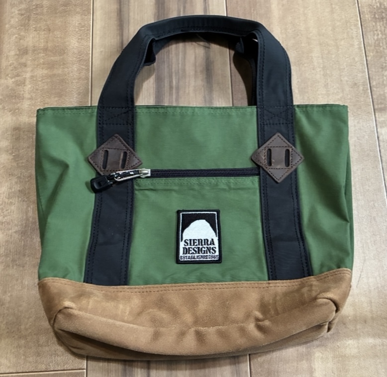 SIERRA DESIGNS シエラデザイン 60/40クロス ミニトートバッグ グリーン拍卖