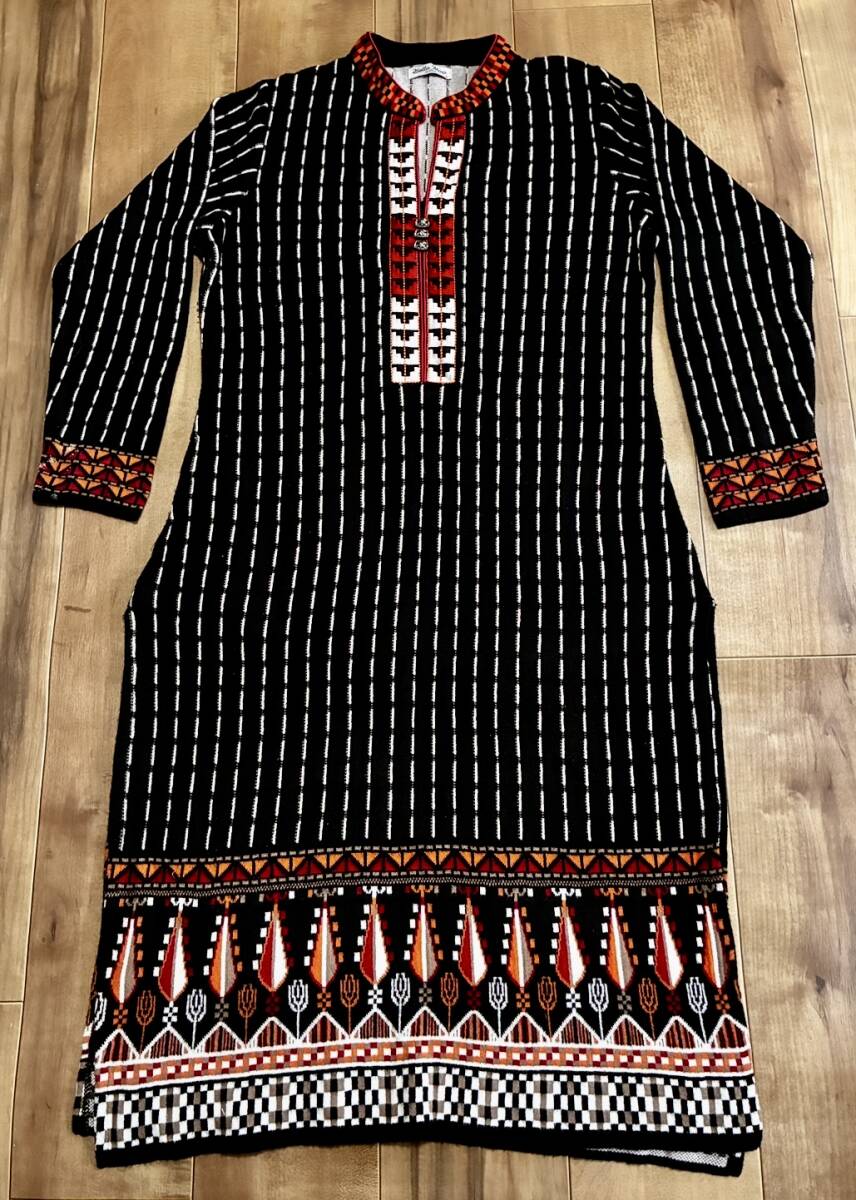 ヴィンテージ Bella Mira チロリアン調 ニットワンピース L 拍卖