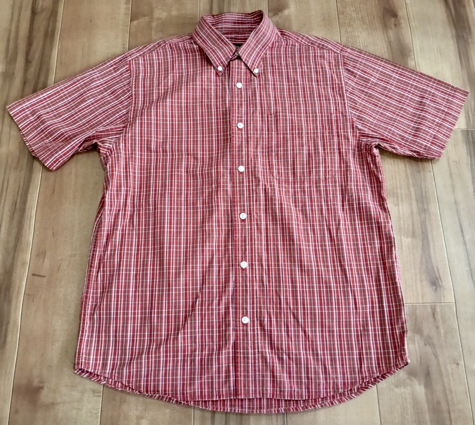 Eddie Bauer エディバウアー チェックシャツ 赤系拍卖