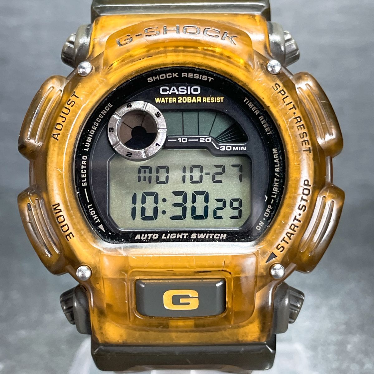 CASIO カシオ G-SHOCK ジーショック DW-9000 腕時計 デジタル クオーツ 多機能 カレンダー ラバーバンド 新品電池交換済み 動作確認済み拍卖