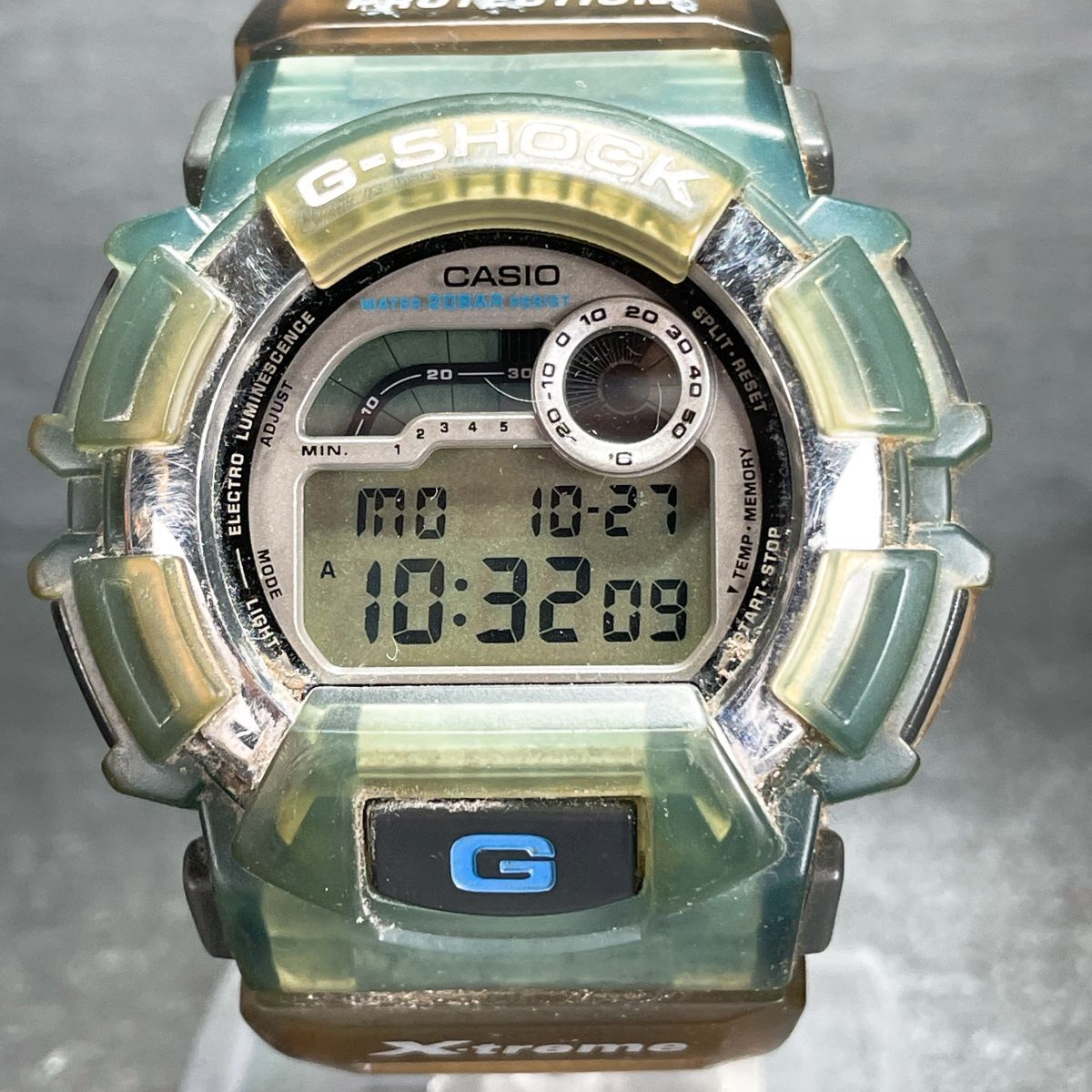美品 CASIO カシオ G-SHOCK ジーショック X-treme エクストリーム DW-9500XS-2T 腕時計 デジタル クオーツ 新品電池交換済み 動作確認済み拍卖