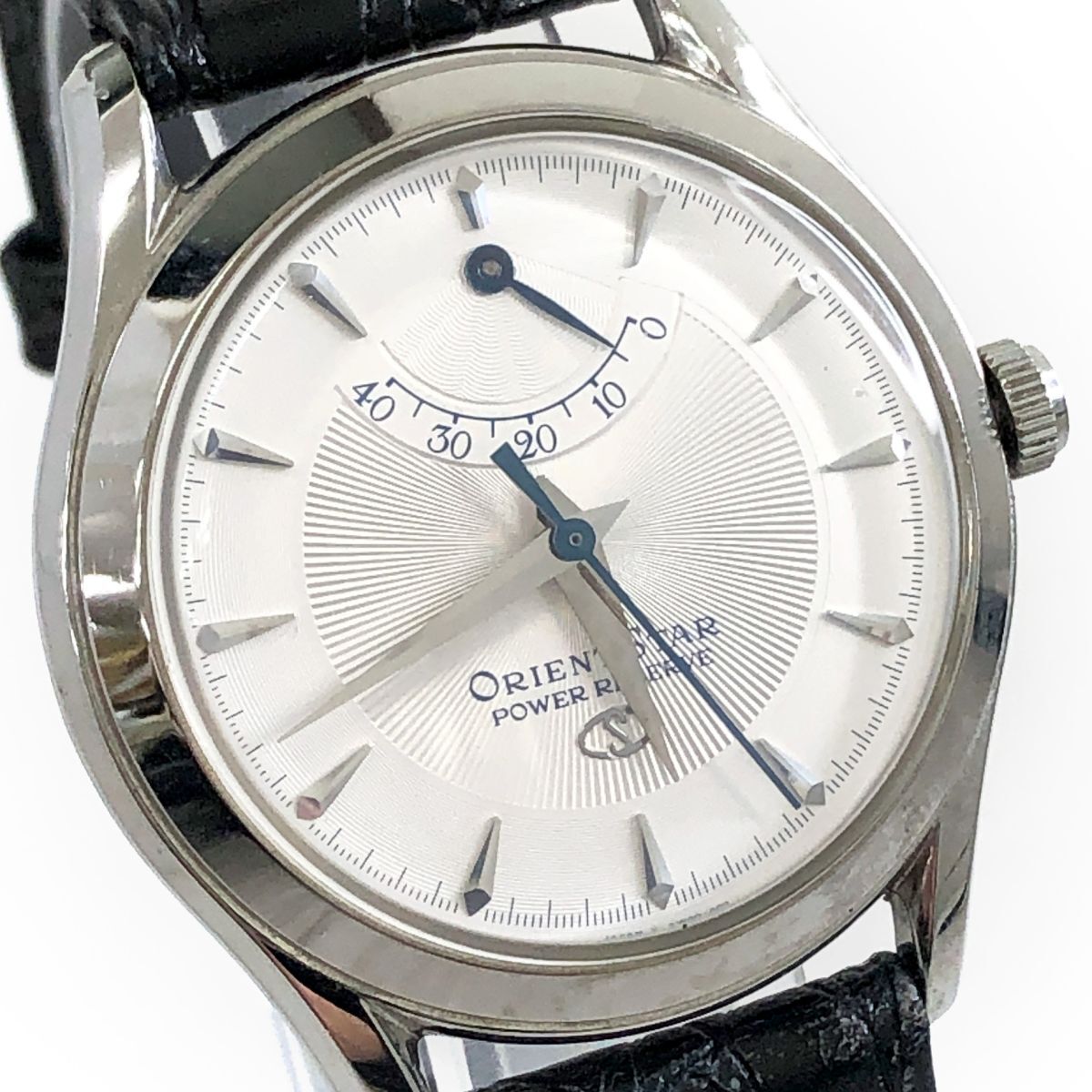 ORIENT STAR オリエントスター 腕時計 WZ0021EW 自動巻き 機械式 オートマティック パワーリザーブ ラウンド コレクション 動作確認済拍卖