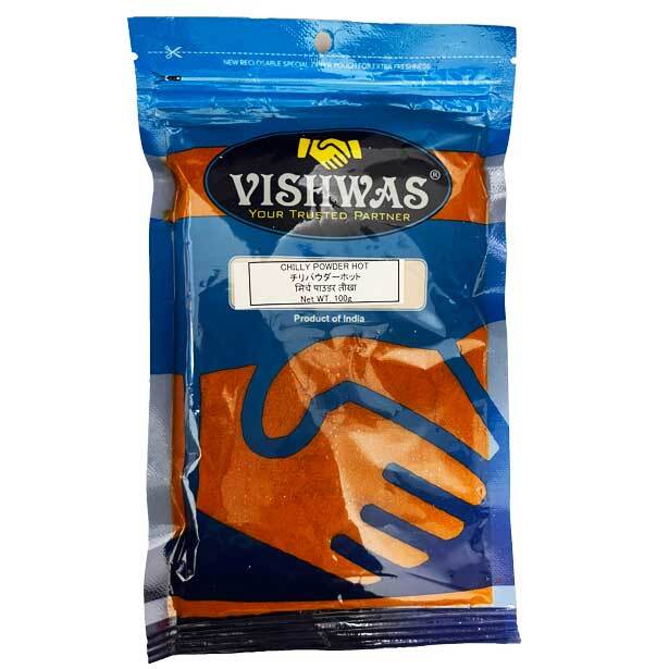 チリパウダーホット パウダー chilly powder hot 100g カレースパイス 唐辛子粉末 インド産 賞味期限2026.10.31拍卖