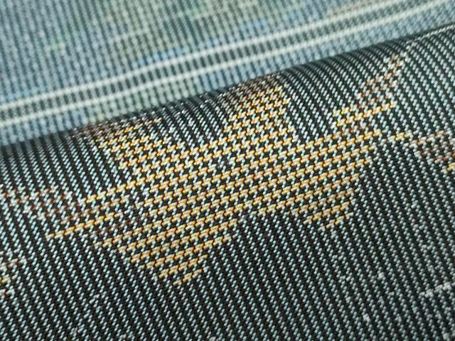 平和屋着物■本場大島紬 遠山風景文 やまと誂製 正絹 逸品 CAAQ9204th拍卖