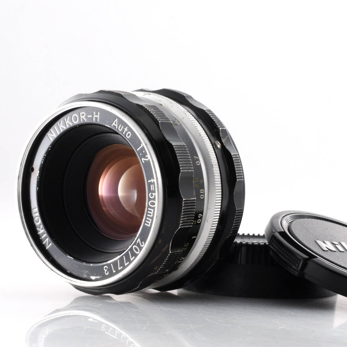 【ニコン】経年の割にキレイ!NikkorH Auto 50mm F2 単焦点レンズ Fマウント #J858拍卖