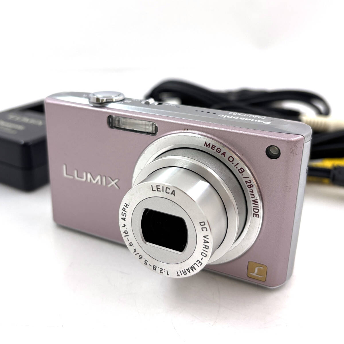 【パナソニック】Panasonic LUMIX DMC-FX33 ピンク デジタルカメラ + バッテリー・充電器付き #M994拍卖