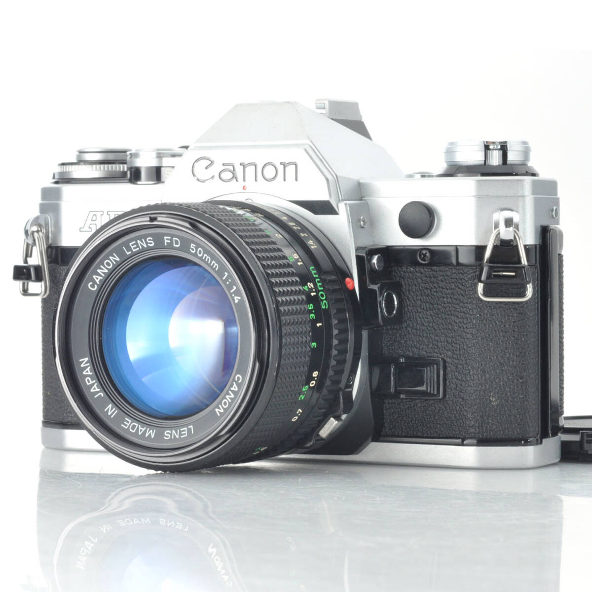 動作品9,999円~【キヤノン】Canon AE-1 + FD 50mm F1.4 大口径標準レンズセット 【動作良好】 #h551b拍卖