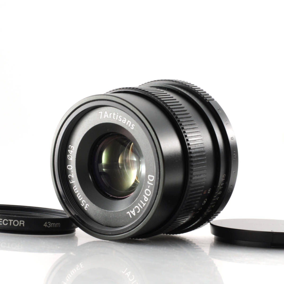 【7Artisans】DJOPTICAL 35mm F2 単焦点レンズ Eマウント カビやくもりはありません。#J829拍卖