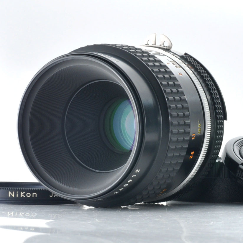 ごく僅かなくもりアリ分お値引き価格 7,999円特価スタート【ニコン】Nikon Ai-S Micro-NIKKOR 55mm F2.8 Fマウントマクロレンズ #h415拍卖