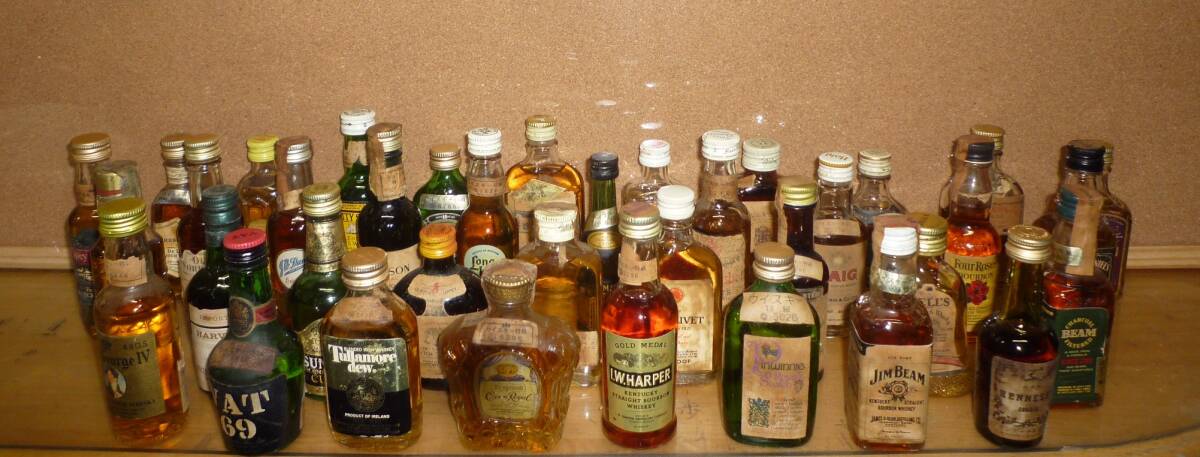 長期保管 古酒 ウィスキーなど ミニボトル 37本 拍卖