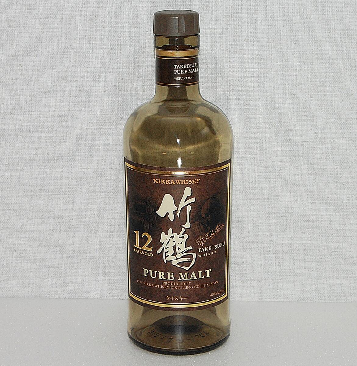 NIKKA WHISKEY ニッカ ウイスキー 竹鶴12年 OLD オールド PURE MALT ピュアモルト 空瓶 空き瓶 空ビン 空きビン 空ボトル 空きボトル拍卖