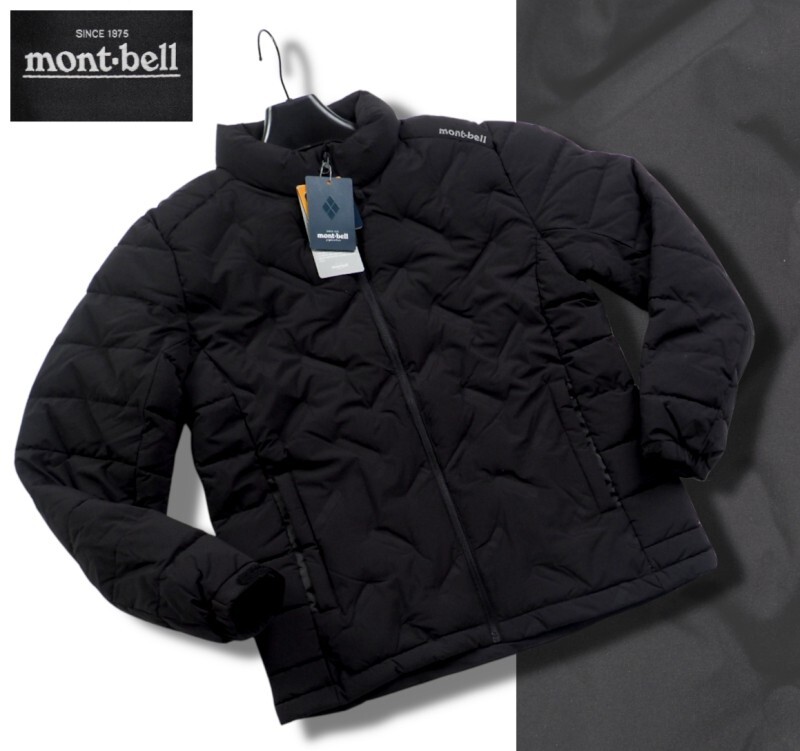 新品正規 mont-bell モンベル 撥水 熱圧着5レイヤー TUBE TECH 中綿 エコダウン ジャケット メンズ95(M)ブラック AMJW234拍卖