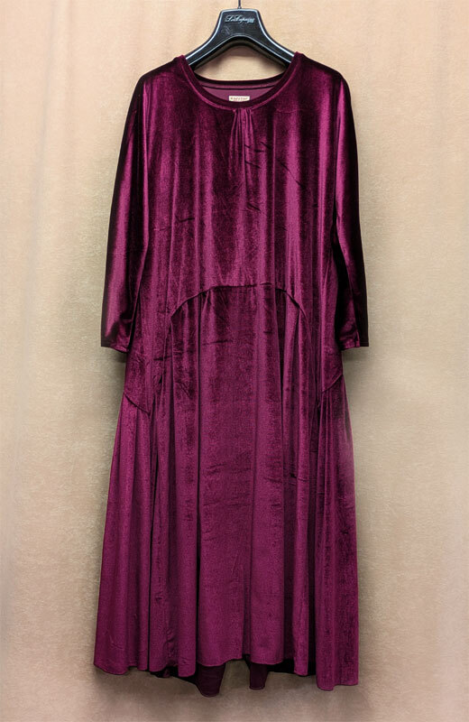 【KAPITAL】■美品■キャピタル*ベロアロングワンピース*ワイン*サイズ1《送料込み!》拍卖