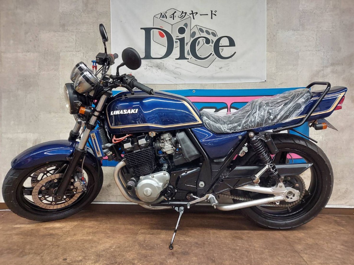 ★車検付き! カワサキ ZRX400 セル1発 実働車 ZR400E 初年度平成6年 マークⅡカラー 新品部品多数 単車 中型 バイク 京都拍卖