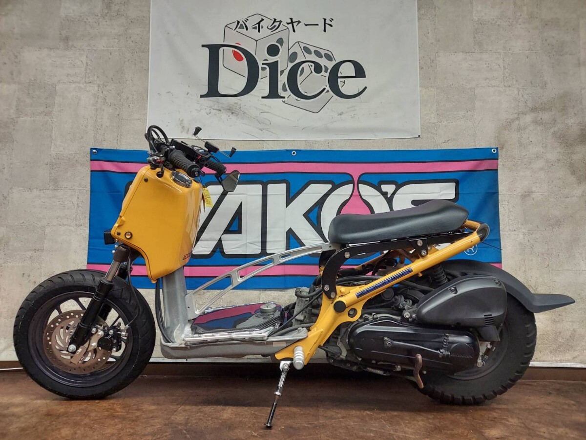 ★カスタム多数! ホンダ ズーマー ZOOMER AF58 セル1発 実動車 バッテリー新品 原付 バイク 京都拍卖