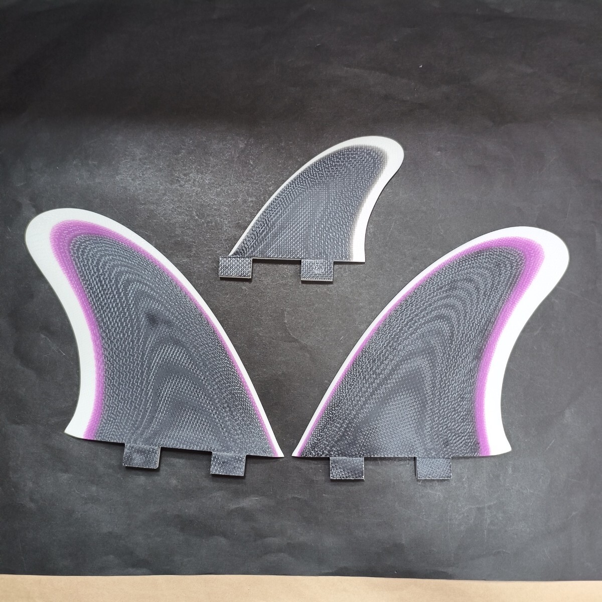 VOLANクロス系 ツインスタビ FCS対応 ツインフィン トレイラーフィン ファイバーグラス製 ノーブランド キャプテンフィン系拍卖