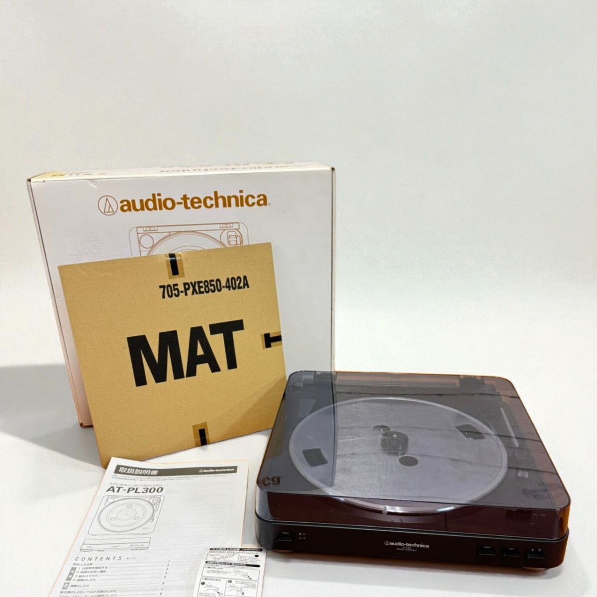 【希少】 audio-technica オーディオテクニカ ステレオターンテーブルシステム ターンテーブル レコードプレーヤー AT-PL300 テクニクス拍卖