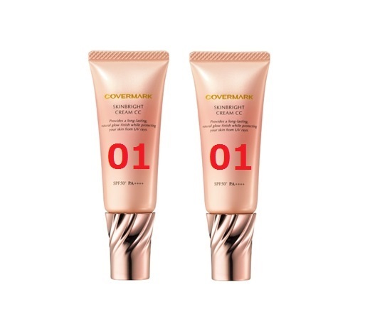 カバーマーク スキンブライトクリーム CC 01(明るめの色)×2拍卖