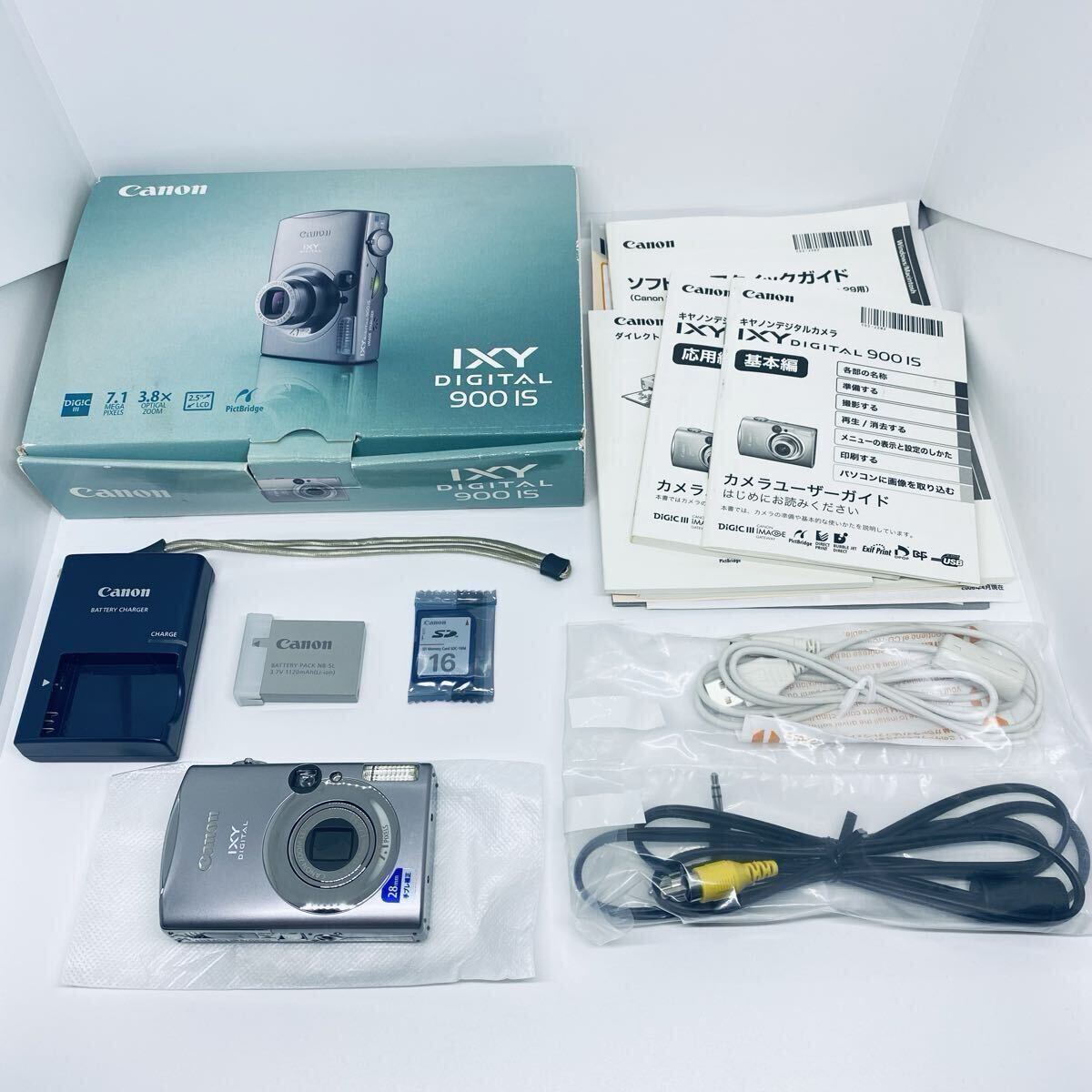 Canon IXY DIGITAL 900IS デジタルカメラ PC1209 【簡易チェック バッテリー△】拍卖