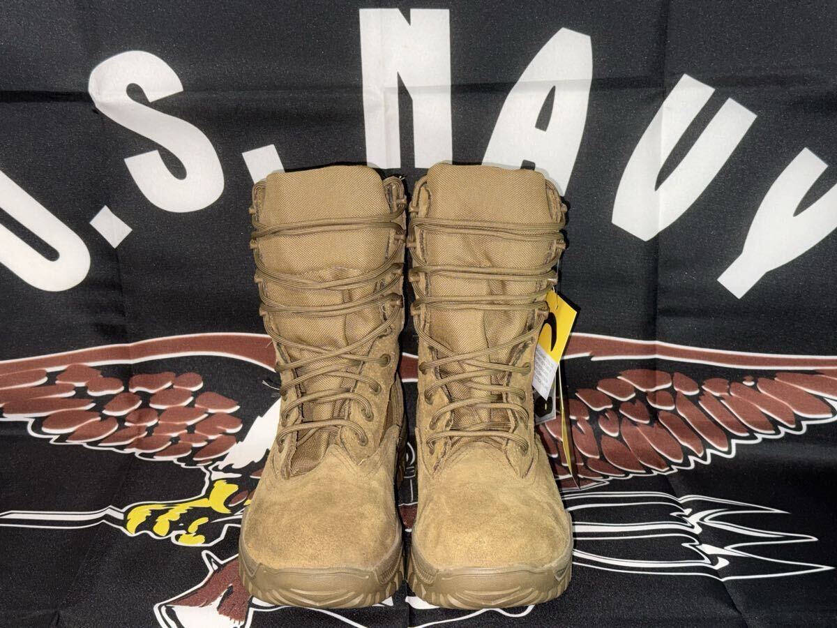 新品未使用タグ付き BELLEVILLE USN C312ST STEEL TOE コンバットブーツ 6.5R 約25センチ COYOTE拍卖