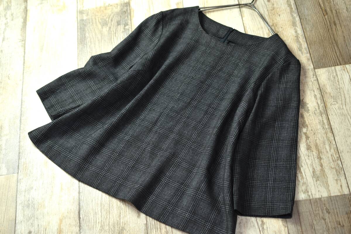 LOVEBODY ラブボディ ワコール グレンチェック柄プルオーバーブラウス サイズM 秋物♪拍卖