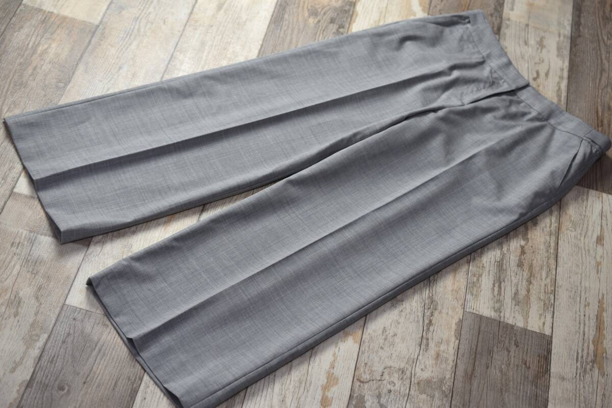 NEMIKA ネミカ by レリアン×CABALANE カバラーネ 裏地付き 上質ウールワイドパンツ サイズ3 拍卖