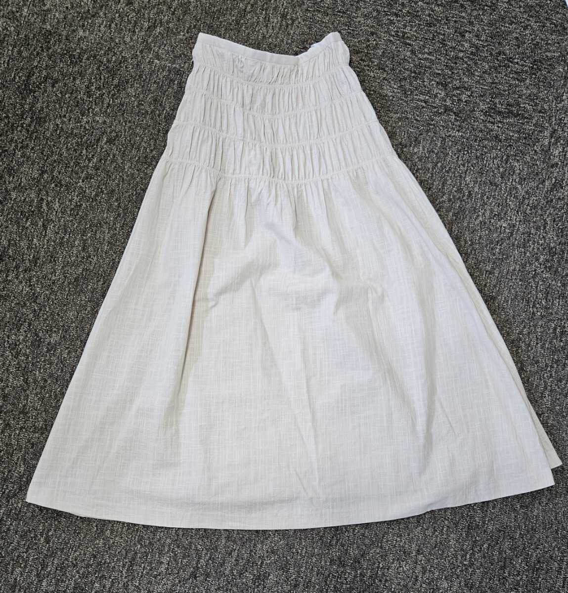 レディース★ベージュロングスカート★ウエスト64拍卖