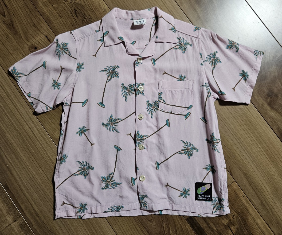 男の子★BREEZE ピンク半袖シャツ★サイズ110拍卖