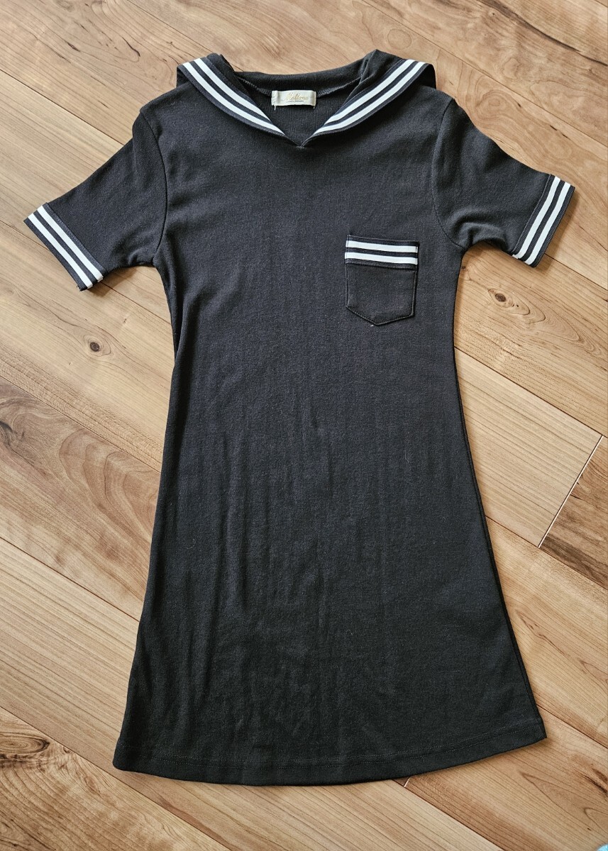 女の子★セーラー服風半袖ワンピース★サイズ150拍卖