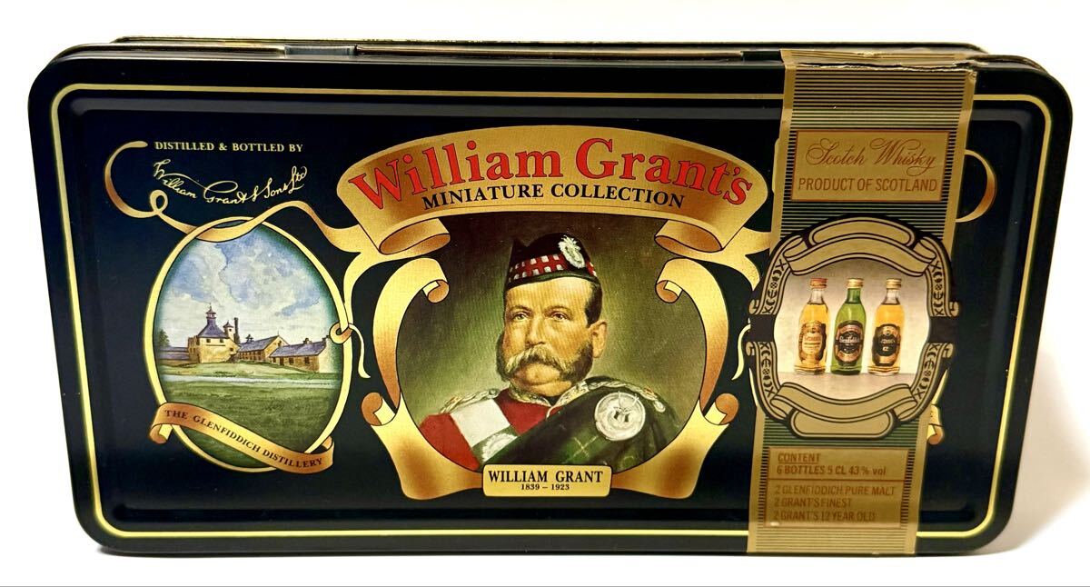 【未開栓】箱付 William Grant’s Collection Miniature 6 Bottles ウィリアム グランツ コレクション ミニボトル セット 古酒 ウイスキー拍卖