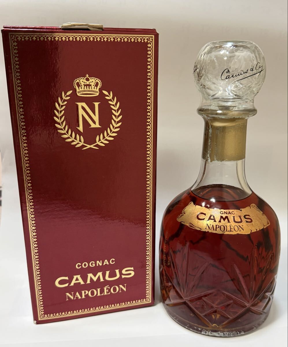 【未開封】CAMUS カミュ Napolonナポレオン ブランデー 箱付き 古酒 COGNAC コニャック フランス製拍卖