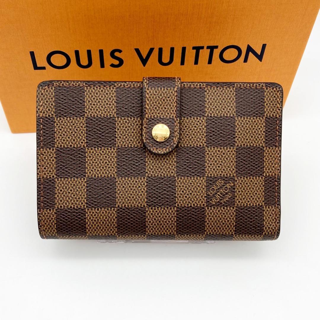 ルイヴィトン ダミエ ヴィエノワ がま口財布 二つ折り財布 623拍卖