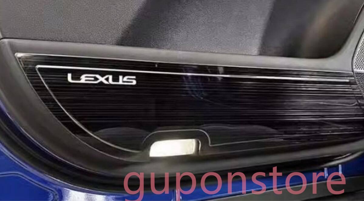 激安価 新型 5代目レクサスRX350H 450H+ RX500H専用 フロント リア ドア キック カバー 黒拍卖