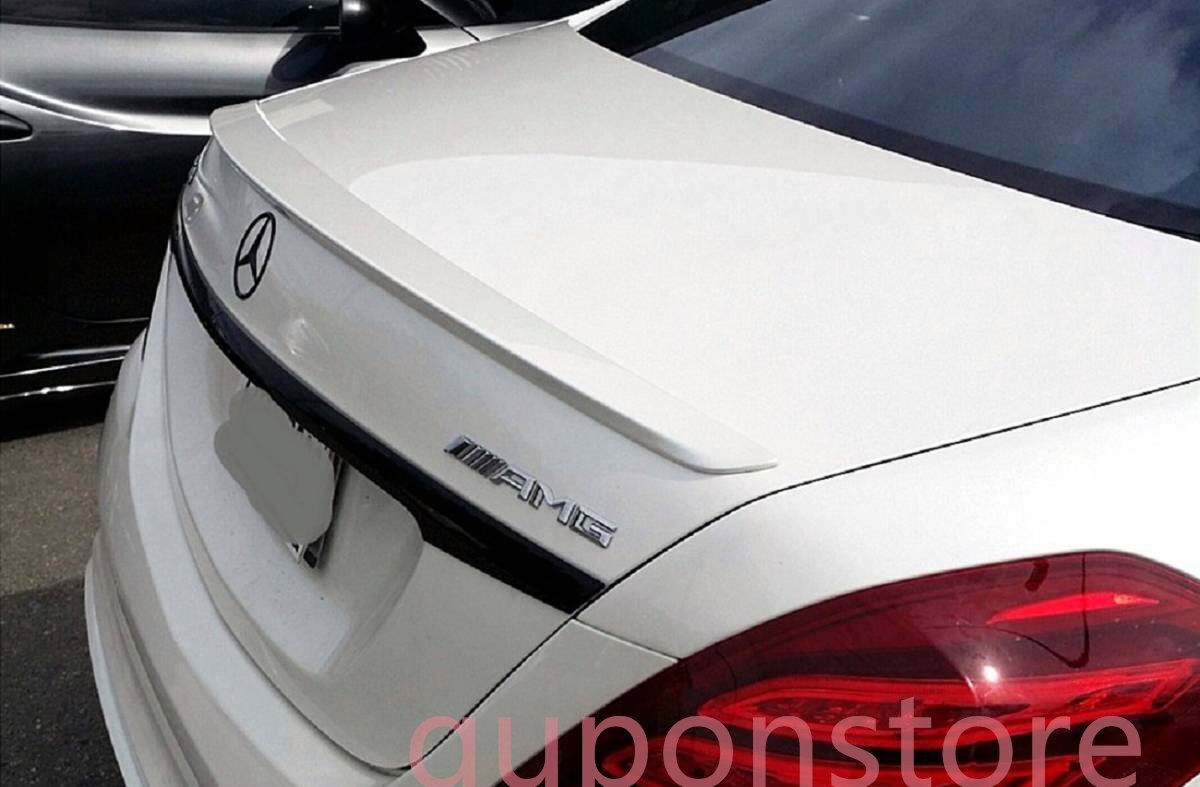 ベンツ W222 Sクラス 純正色付 リアトランクスポイラー 塗装済 2014-2020 ABS製拍卖