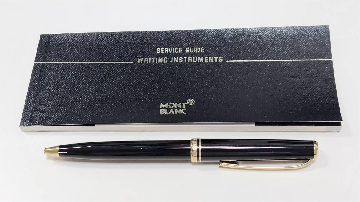 【美品・筆記確認済】MONTBLANC モンブラン GENERATION ボールペン ツイスト式 ブラック×ゴールド拍卖