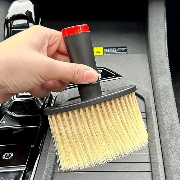ダスターハケ 車内ブラシ 清掃 ほこり 掃除 メンテナンス ブラシ 車内 クリーニングブラシ 埃取り 手軽 洗車エアコン ダスト除去 ブラック拍卖