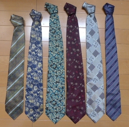 ☆ ネクタイ 6本 ニコル パーソンズ レノマ( NICOLE PERSON`S renoma )☆ 管理№1019拍卖