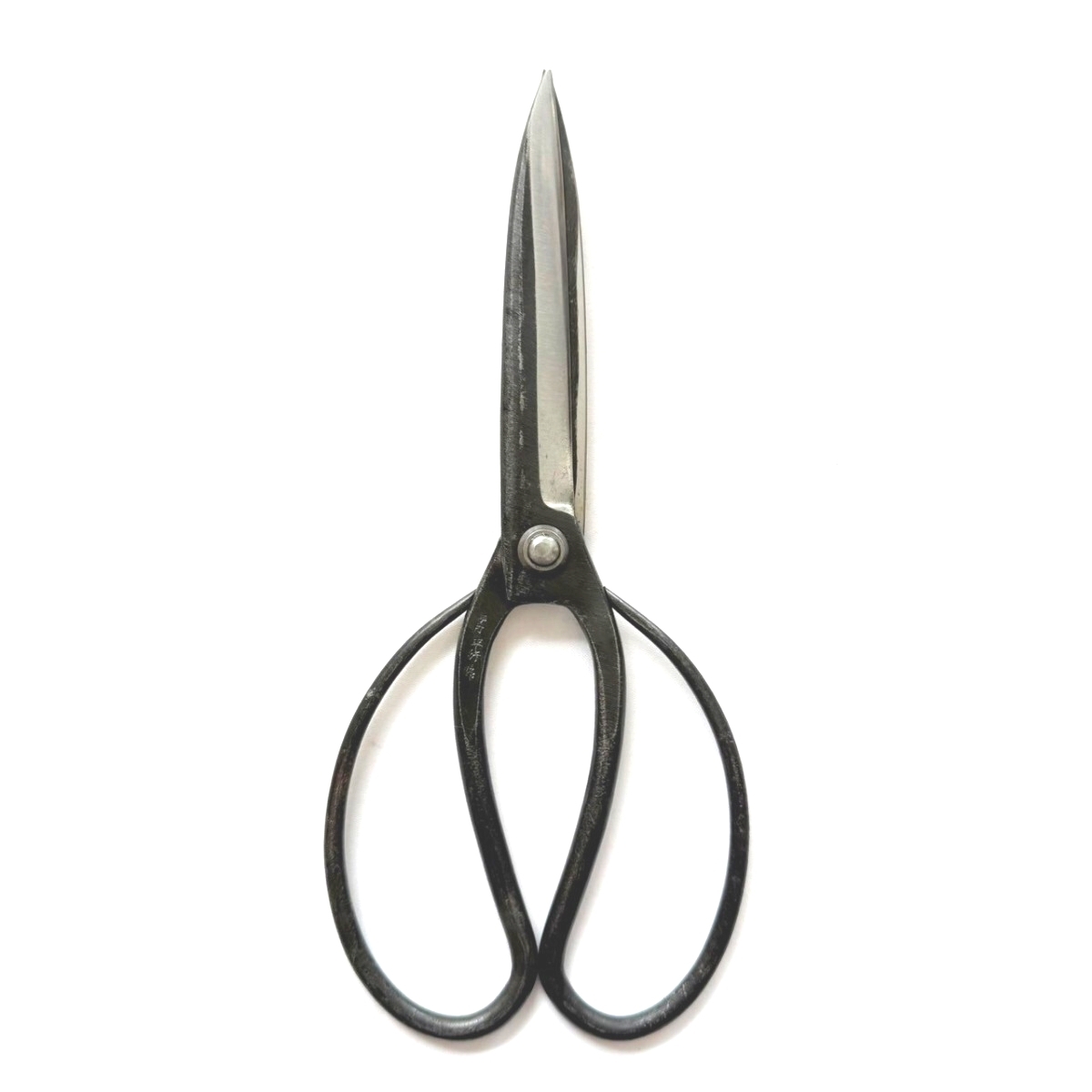 平行 三条 手打 特注 面取 黒裏刃 葉刈鋏 植木鋏 5寸刃 265mm 激レア拍卖