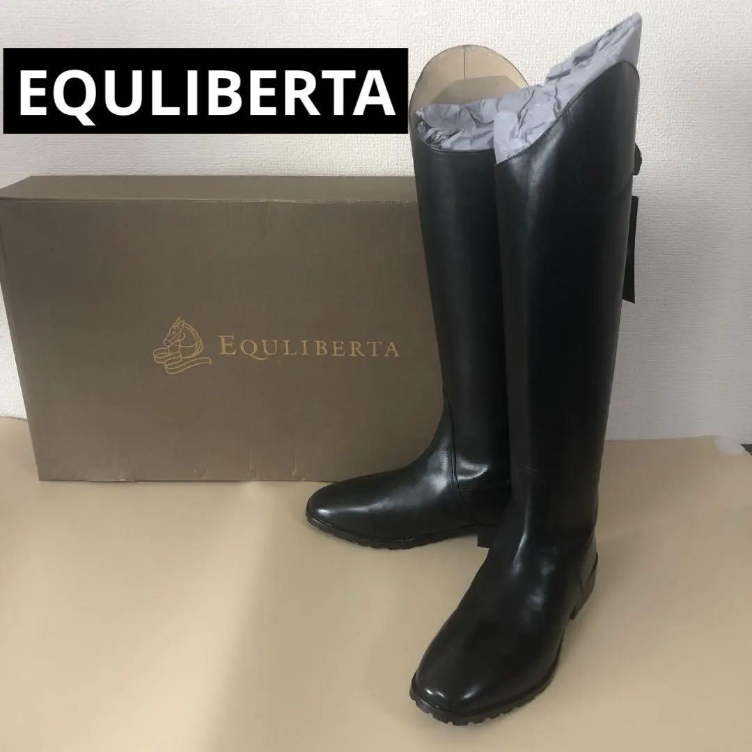 EQULIBERTA(エクリベルタ)本革 ロングブーツ 27cm 定価39800円★新品 送料無料★乗馬 馬術 馬具 メンズ 5790889拍卖