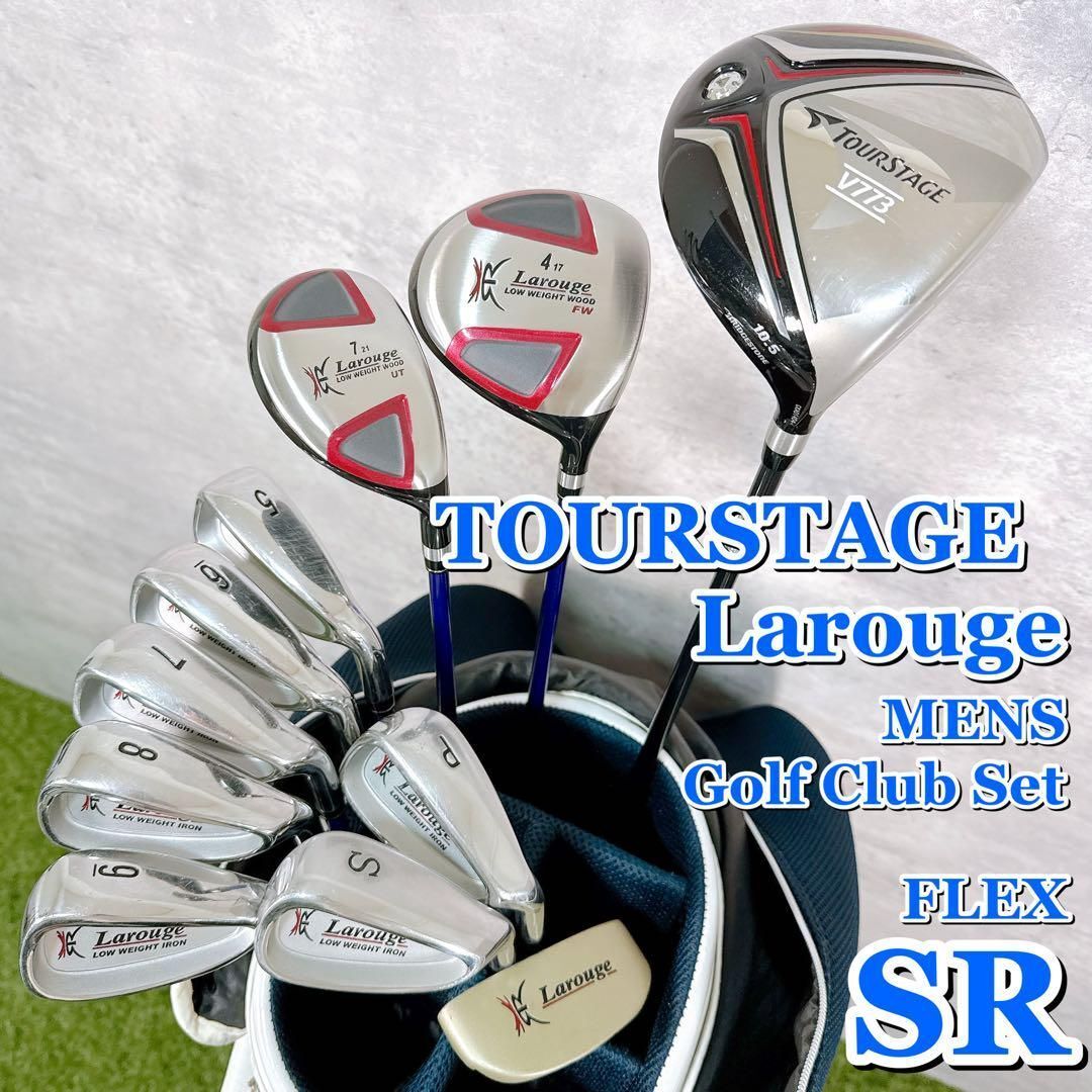 メンズ ゴルフクラブセット TOURSTAGE ツアーステージ Callaway キャロウェイ キャディバッグ付き 11本 フレックスSR 男性 右利き 【K116】拍卖