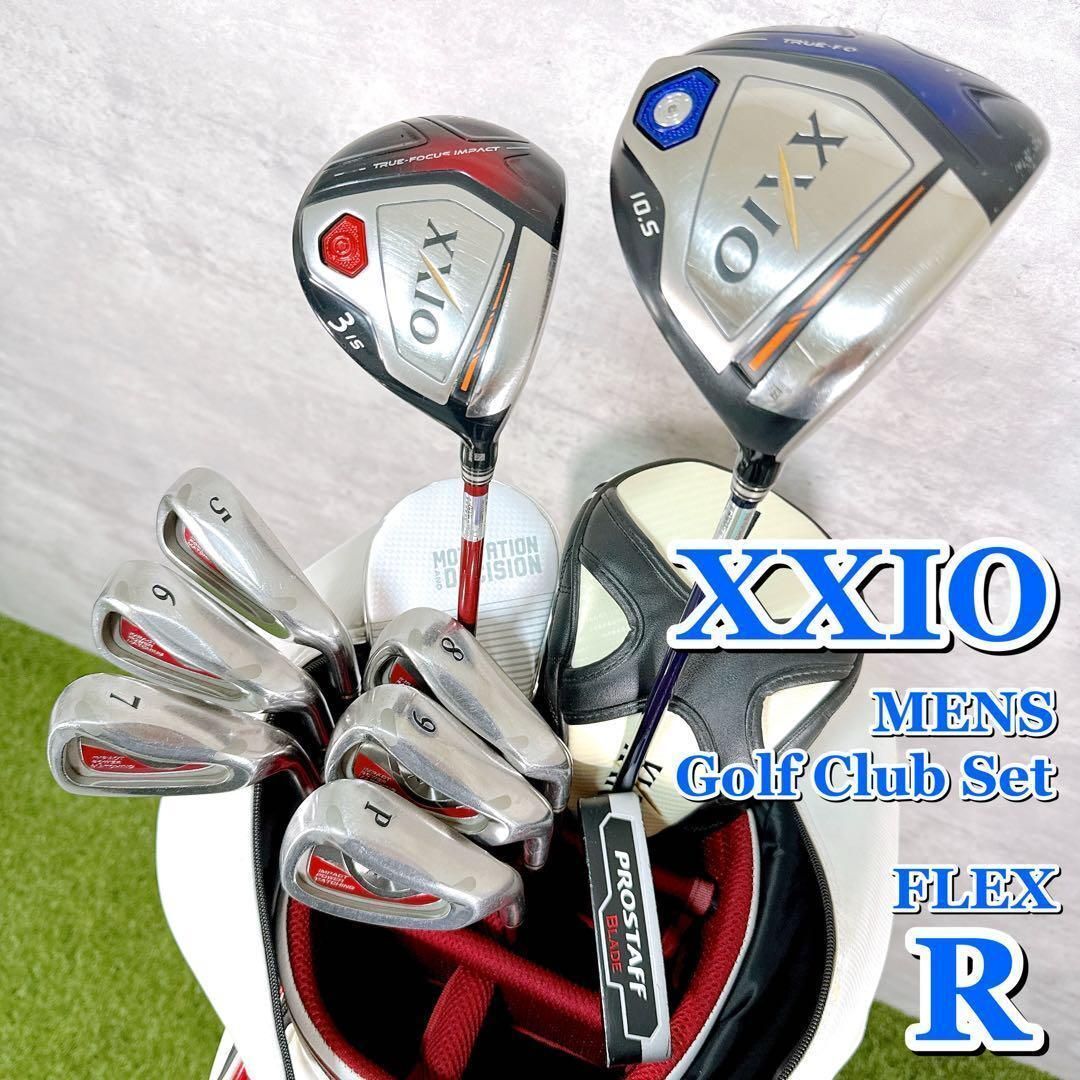 メンズ ゴルフクラブセット XXIO ゼクシオ MP1000 フルセット キャディバッグ付き 9本 フレックスR 男性 右利き 【K037】拍卖