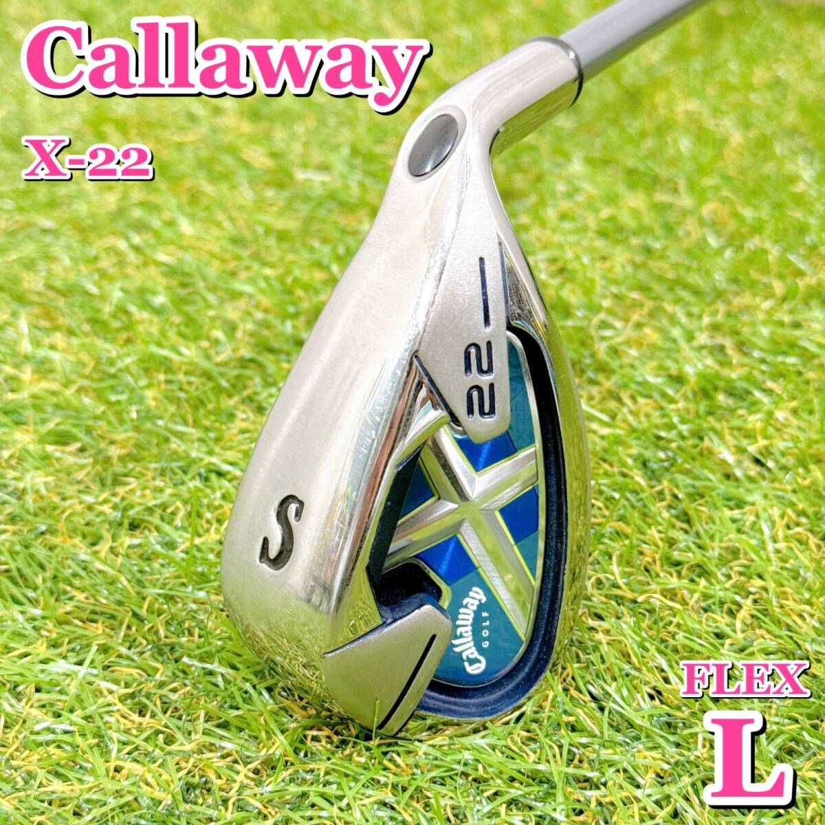 Callaway X-22 キャロウェイ サンドウェッジ SW カーボン フレックスL レディースゴルフクラブ 女性 右利き 【K126】拍卖