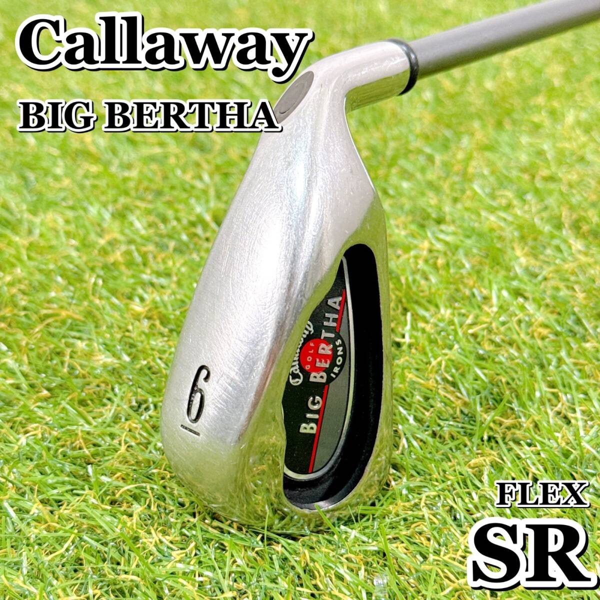Callaway BIG BERTHA キャロウェイ ビッグバーサ 6番アイアン カーボン フレックスSR メンズゴルフクラブ 男性 右利き 【K050】拍卖