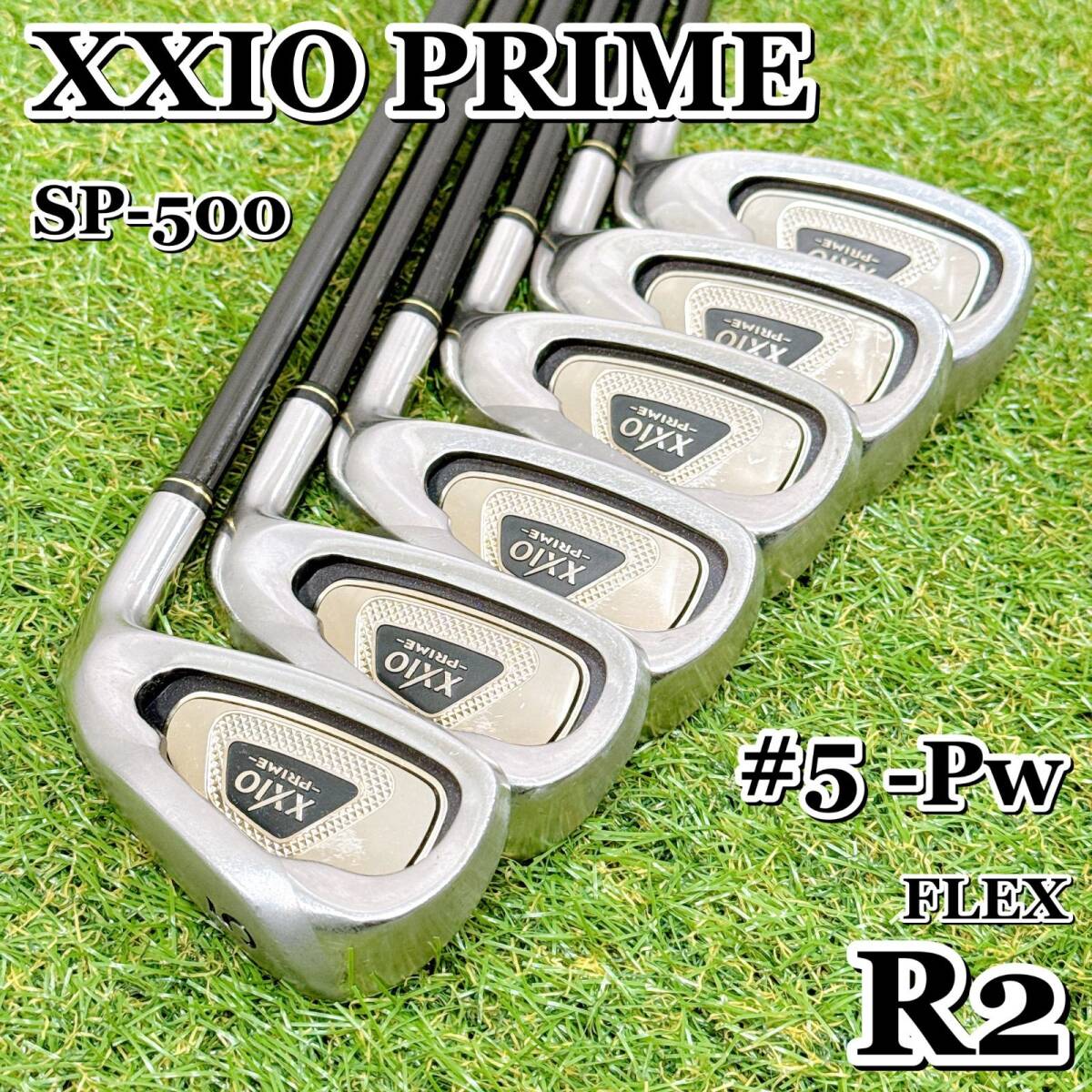 XXIO PRIME SP500 SP-500 ゼクシオプライム アイアンセット 6本 カーボン フレックスR2 男性 シニア 右利き 【K138】拍卖