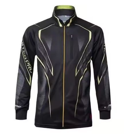 【送料無料】Limited Pro釣り服サイズ【XL】★翌日発送★ジップシャツ ◆ Status Pro Dry Shirt ブラック 釣りShimano UV ポロシャツ鮎釣り拍卖