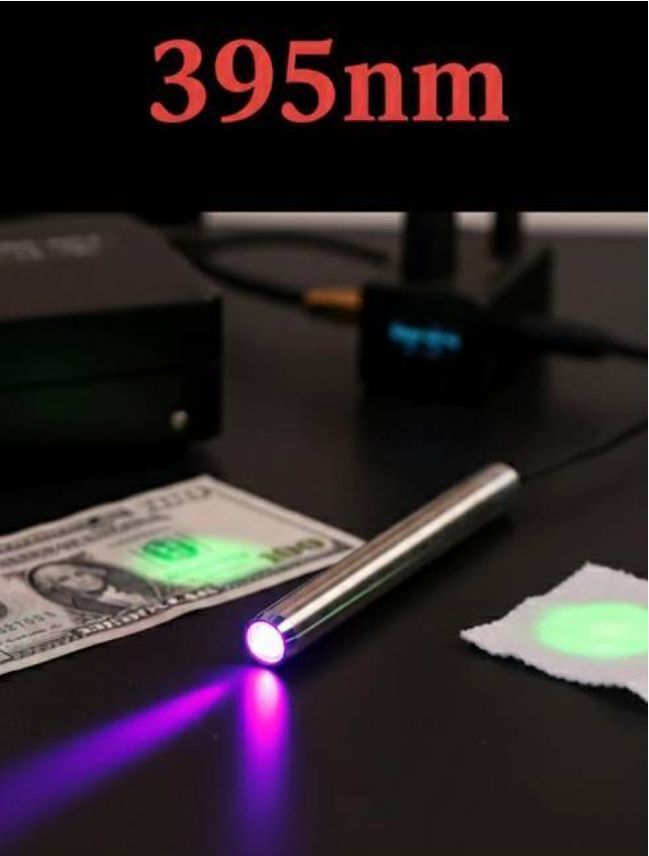 【即決!送料無料】395nm UVライト ステンレス製 ペン型ブラックライト 新品!夜釣りレジン硬化 ルアー蓄光に 単4電池式 拍卖
