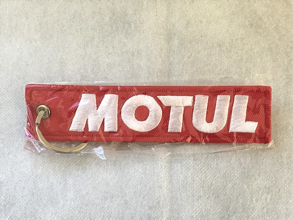 新品・未開封 MOTUL モチュール キーホルダー 刺繍 赤 白 ワッペン拍卖