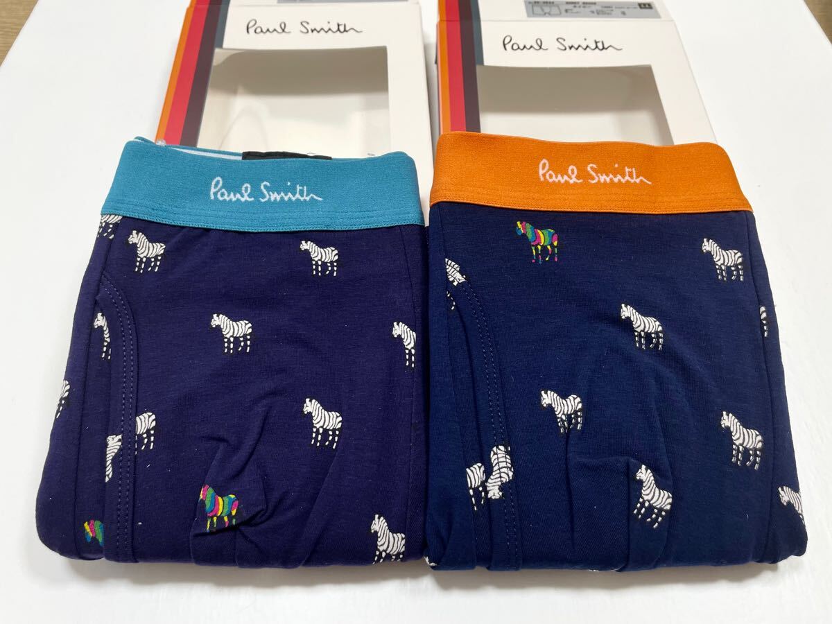 D★送料無料★新品★Paul Smith ポールスミス★2枚セット★ショート ボクサー パンツ★LLサイズ★パンツ★しまうま ジーブラ拍卖