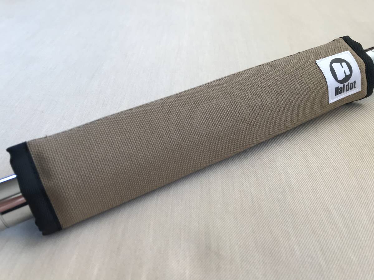 リバーシブルフレームパッド コヨーテブラウン×黒 Sサイズ★HALDOT ハルドット★アースカラーベージュ帆布ピストロードクロスバイク自転車拍卖